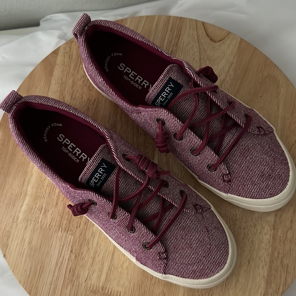 Sperry Crest Vibes Washed Twill Slip-On Sneakers - Picture 3 of 7